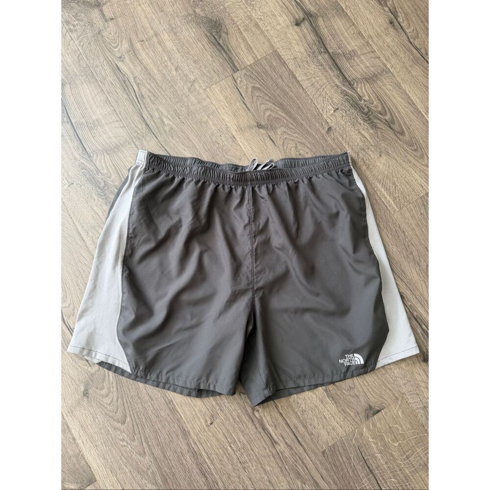 The North Face Flight Series Men's Athletic Shorts Gray Size XL Zip Pocket Lined